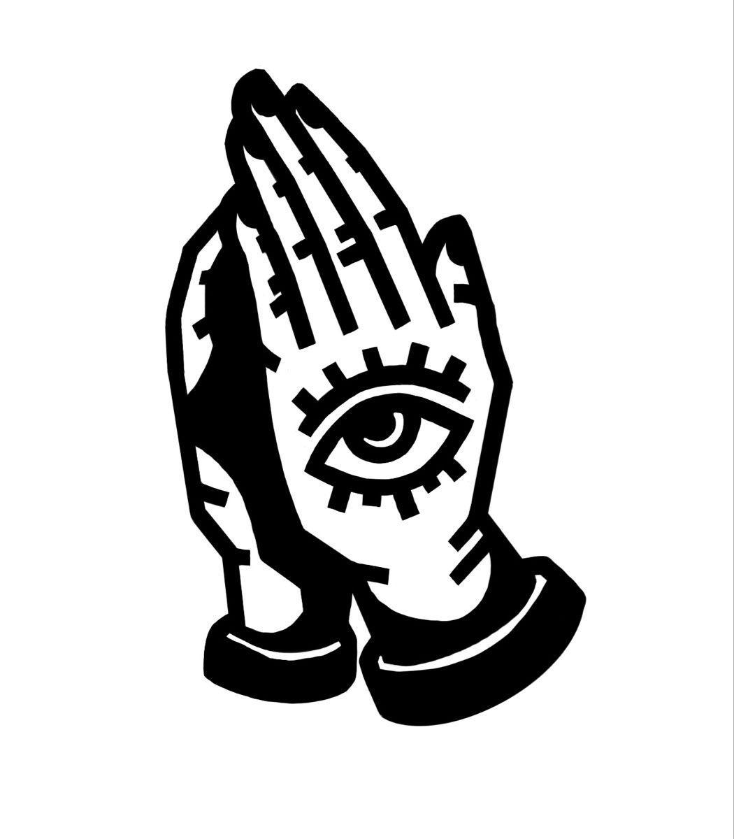 Praying Eye tattoo