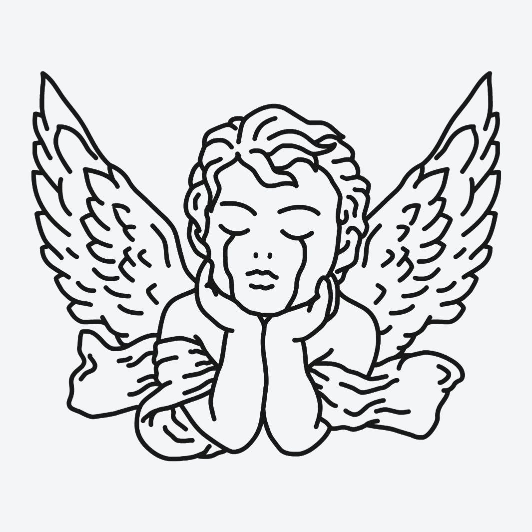 Crying angel